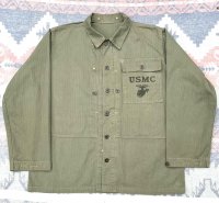40’s WW2 USMC P-44 HBT Jacket (38) Excellent+ 