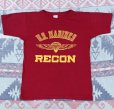 画像1:  80’s Champion US Marines Recon T Shirt (1)