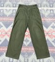 画像2: Circa Late 60’s ARMY OG-107 Sateen Utility Trousers ベイカーパンツ