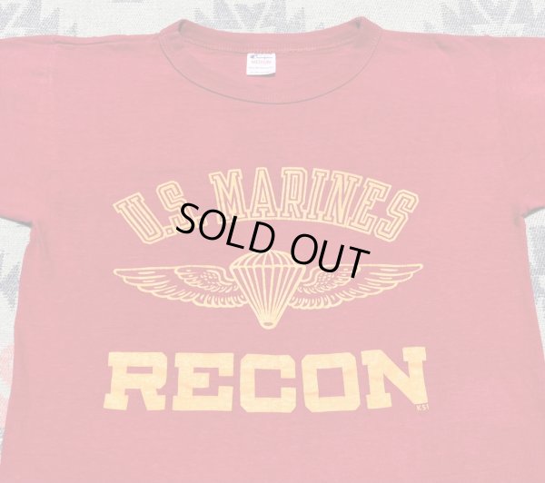 画像3:  80’s Champion US Marines Recon T Shirt