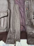 画像17: 1952’ USN "Monarch" G-1 Leather Flight Jacket (Mil-J-7823AER)中尉着用