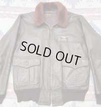 1952’ USN "Monarch" G-1 Leather Flight Jacket (Mil-J-7823AER)中尉着用