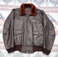 画像3: 1952’ USN "Monarch" G-1 Leather Flight Jacket (Mil-J-7823AER)中尉着用