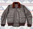 画像2: 1952’ USN "Monarch" G-1 Leather Flight Jacket (Mil-J-7823AER)中尉着用