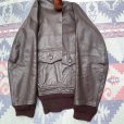 画像18: 1952’ USN "Monarch" G-1 Leather Flight Jacket (Mil-J-7823AER)中尉着用