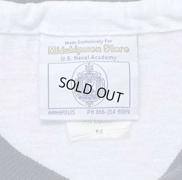 画像3: 90’s USNA (U.S. NAVAL ACADEMY) Official Ringer T-shirt