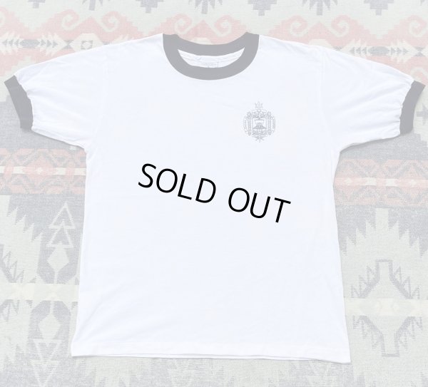画像1: 90’s USNA (U.S. NAVAL ACADEMY) Official Ringer T-shirt