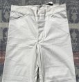 画像4: 30’s Dead Stock USN Lace Back White Cotton Sailor Pants(W32~33)