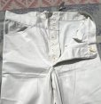 画像5: 30’s Dead Stock USN Lace Back White Cotton Sailor Pants(W32~33)