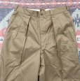 画像2: 1950’s Dead Stock US ARMY Cotton Khaki Chino Shorts(34-L)