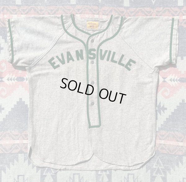 画像1:  50’s~ WILSON社のWool Baseball Shirt(40)