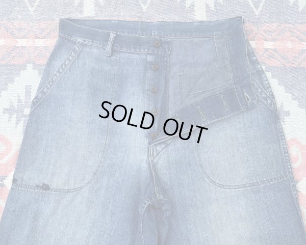 画像5: 1940’s US NAVY Denim Trousers