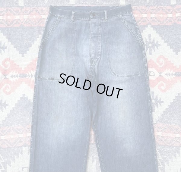 画像3: 1940’s US NAVY Denim Trousers