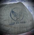 画像13: WWII AAF A-3 HBT Mechanic Cap Dead Stock (Missing Tag)