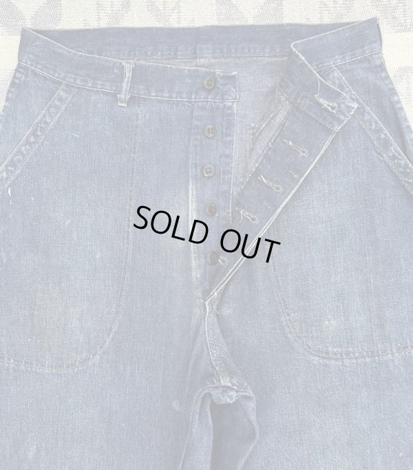 画像4: WW2 40’s US NAVY Denim Pants (ウエスト33)