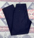 画像1: 70’s US NAVY Utility Trousers "Dark Blue" (1)