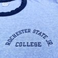 画像3: 60’s~ Champion Products 青霜降り Ringer Tee 染み込みプリント
