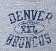 画像2: 80’s Champion NFL "Denver Broncos" 3段プリント 霜降りグレー88/12 Tee