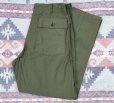 画像1: 60’s Dead Stock 初期型 ARMY OG107 Cotton Sateen Utility Trousers (1)