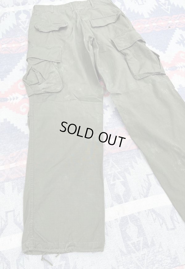 画像9: 60’s US ARMY Temperate Combat Trousers (Rip Stop Model) 34x33