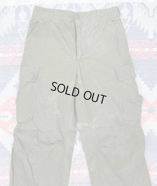 画像7: 60’s US ARMY Temperate Combat Trousers (Rip Stop Model) 34x33