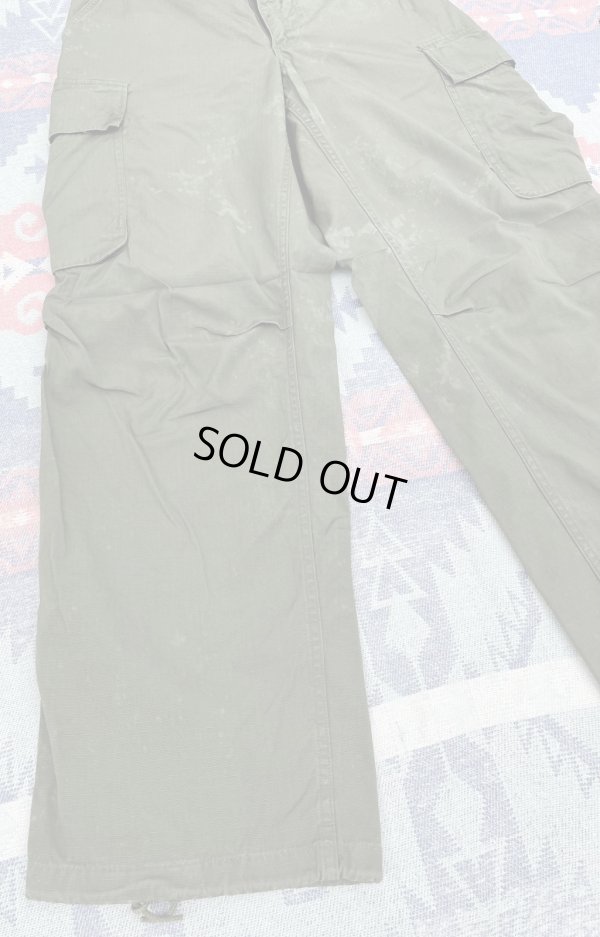 画像12: 60’s US ARMY Temperate Combat Trousers (Rip Stop Model) 34x33