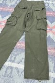 画像10: 60’s US ARMY Temperate Combat Trousers (Rip Stop Model) 34x33