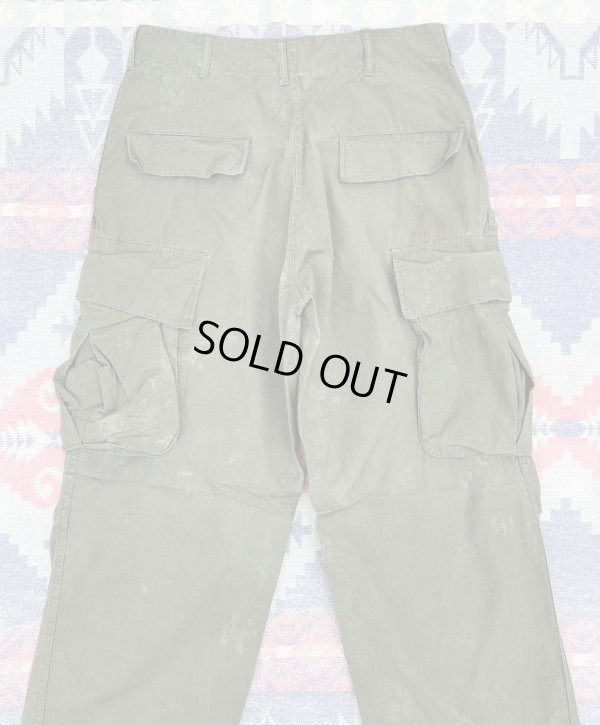 画像8: 60’s US ARMY Temperate Combat Trousers (Rip Stop Model) 34x33