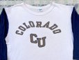 画像3: 70’s~Champion "CU" Baseball Tee(Large) 染み込みプリント (3)