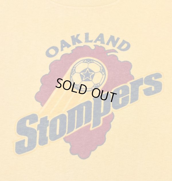 画像4: 70’s Champion "Oakland Stompers" 染み込みプリント T-Shirt (L)