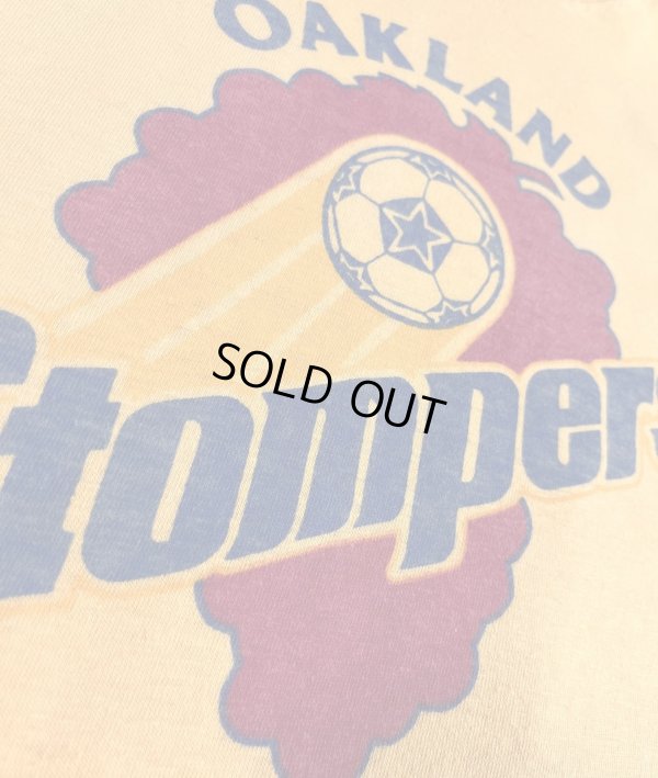 画像3: 70’s Champion "Oakland Stompers" 染み込みプリント T-Shirt (L)