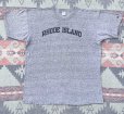 画像1: 80’s Champion "Rhode Island"染み込みプリント88/12 T-Shirt(XL) (1)