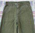 画像3: 60’s ARMY OG-107 ベイカーパンツ(34x31)