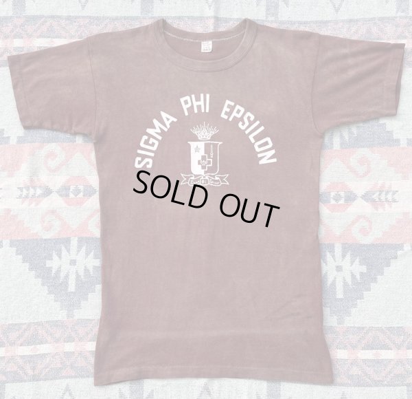 画像1: 60’s Russell Southern Co "Sigma-Phi-Epsilon" T-Shirt
