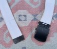 画像2: 40’s~USN Enlisted Mans Cotton Web Belt (35inchネームステンシル入り)