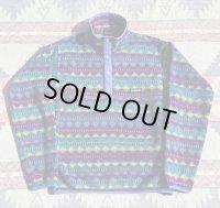 1991’Patagonia Synchilla Snap T "Aztec Pattern" Made in USA