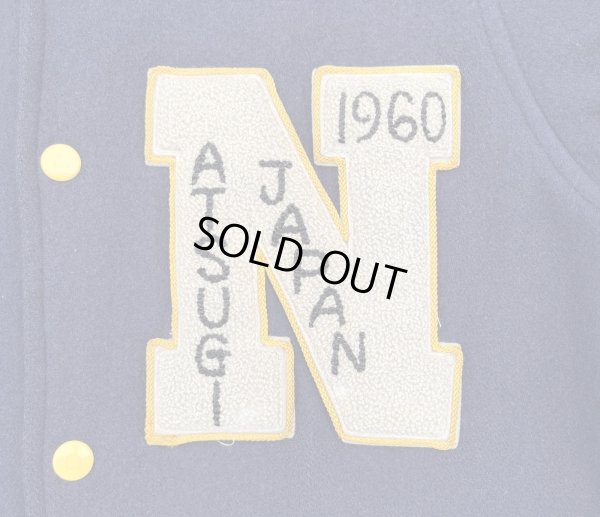 画像4: 60’s Wool Varsity Jacket US NAVAL AIR FACILITY ATSUGI 