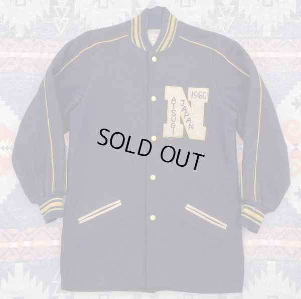 画像1: 60’s Wool Varsity Jacket US NAVAL AIR FACILITY ATSUGI 