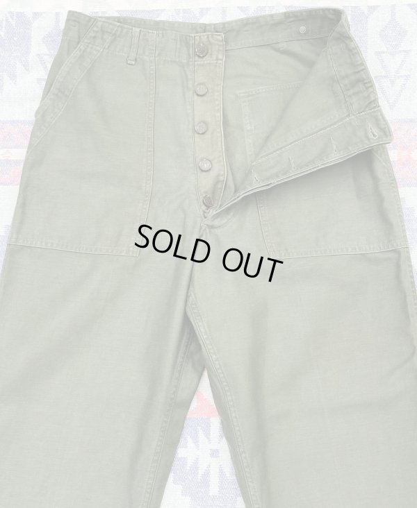 画像3: Late40’s~13スターメタルボタン ARMY M-47 Cotton Sateen Utility Trousers