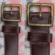 画像5: WW2 US Armed Force Garrison Leather Belt(36inch) (5)