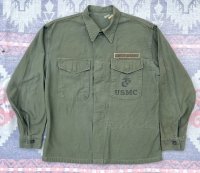 50’s USMC P-56(P-58)Cotton Sateen Utility Shirt/Jacket (L相当サイズ)