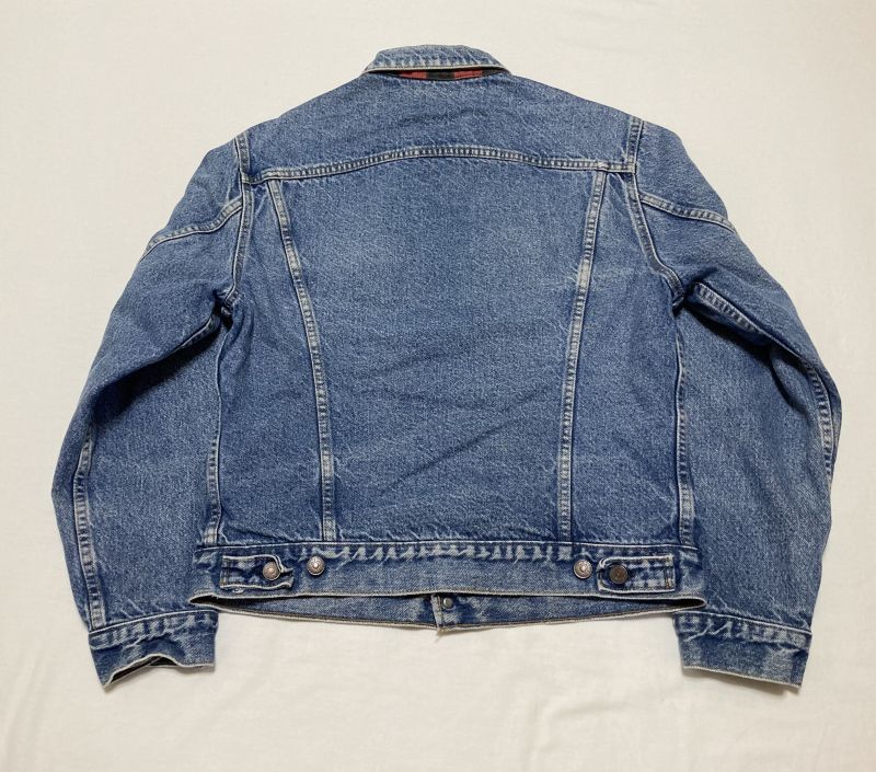 80s Levi's 70411-0816 デニムジャケット ネルライナー 40