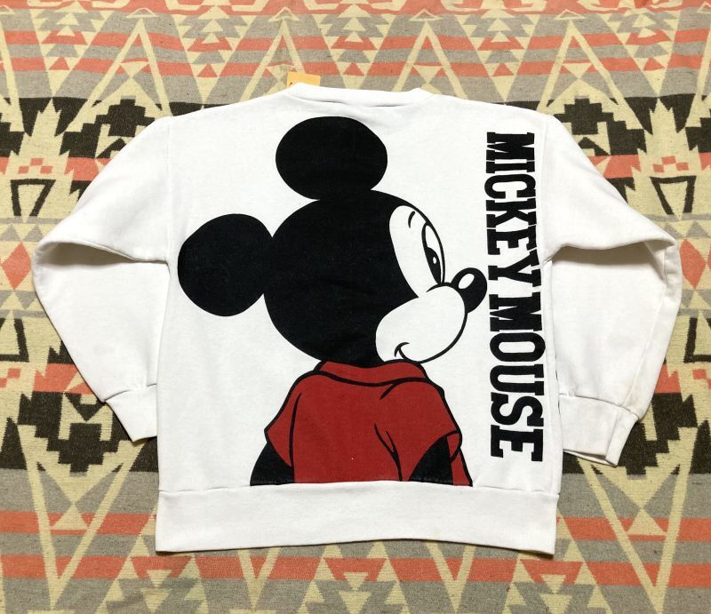 画像2: 80’s Disney "Mickey"両面プリント Sweat Shirt