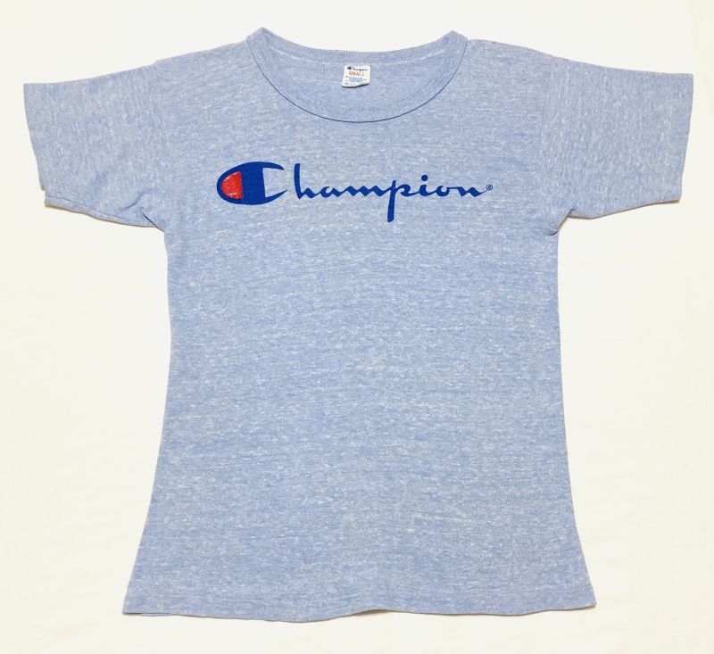 画像1: 80’s Champion 88/12 青杢Tシャツ