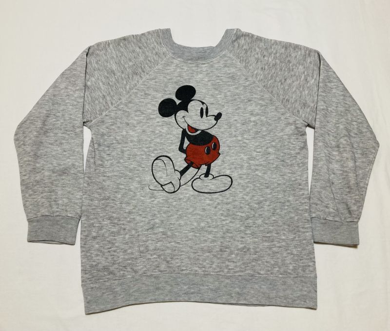 画像1: 80’s Disney "Mickey"Sweat Shirt (L)