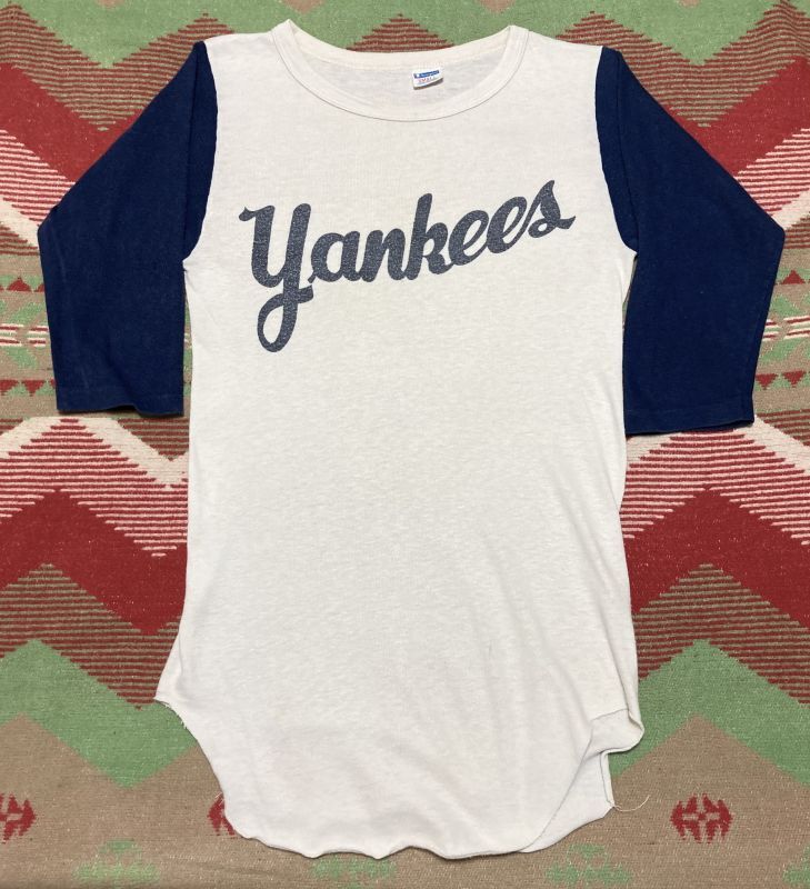 画像1: 70’s Champion Baseball Shirt "Yankees"