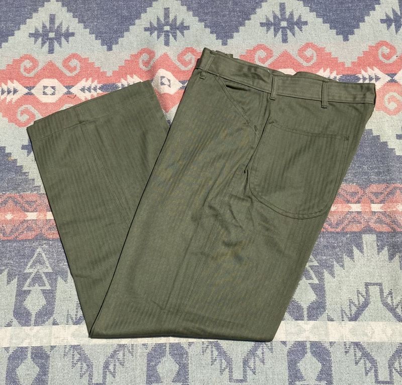 画像1: 40’s USMC HBT Trousers (表記32x32) Dead Stock (2)