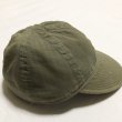 画像5: WWII AAF A-3  Mechanic HBT Cap (5)