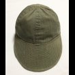 画像6: WWII AAF A-3  Mechanic HBT Cap (6)