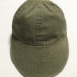 画像6: WWII AAF A-3  Mechanic HBT Cap (6)